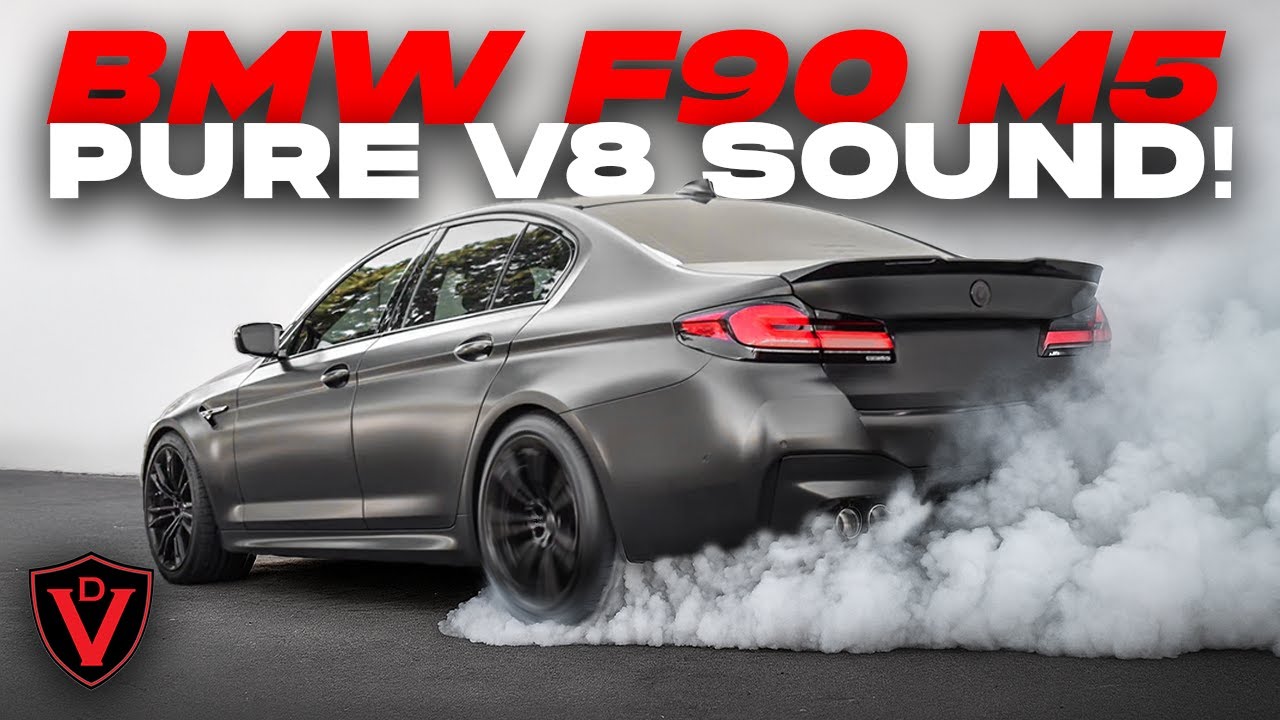 BMW F90 M5 TITANIUM EXHAUST RAW V8 SOUND | Valvetronic Designs