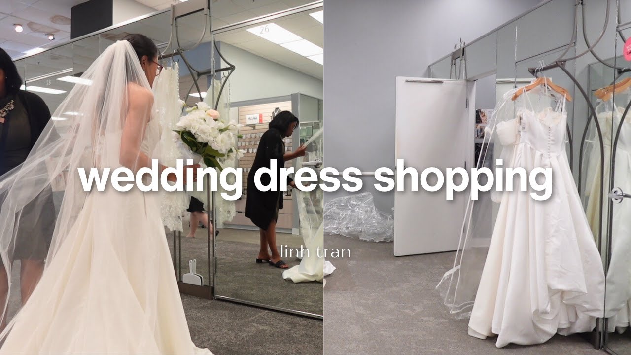 WEDDING SERIES | come wedding dress shopping with me!