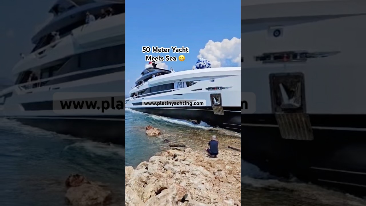 50 Meter Yacht Meets Sea - 50 Metre Yeni Yat Denizle Buluşuyor #superyacht
