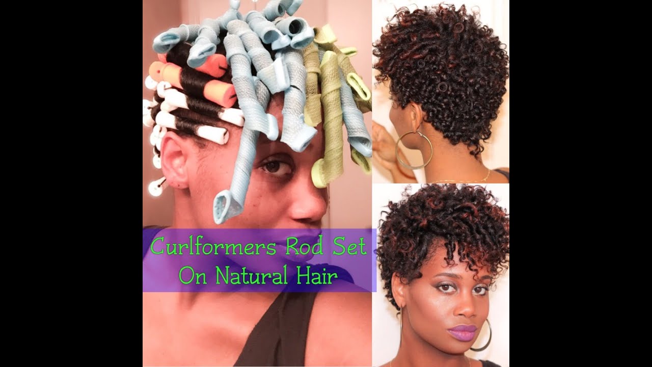 The BEST Curlformer set on Tapered Natural Hair | MissKenK