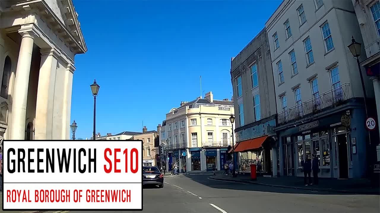 A Drive Through London Greenwich SE10