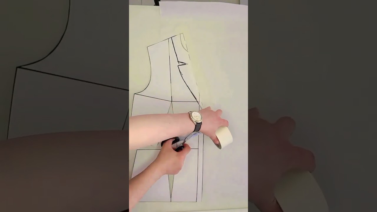 #درس طريقة رسم باترون الكول جاكيت بطريقة سهلة وبسيطة #تفصيل