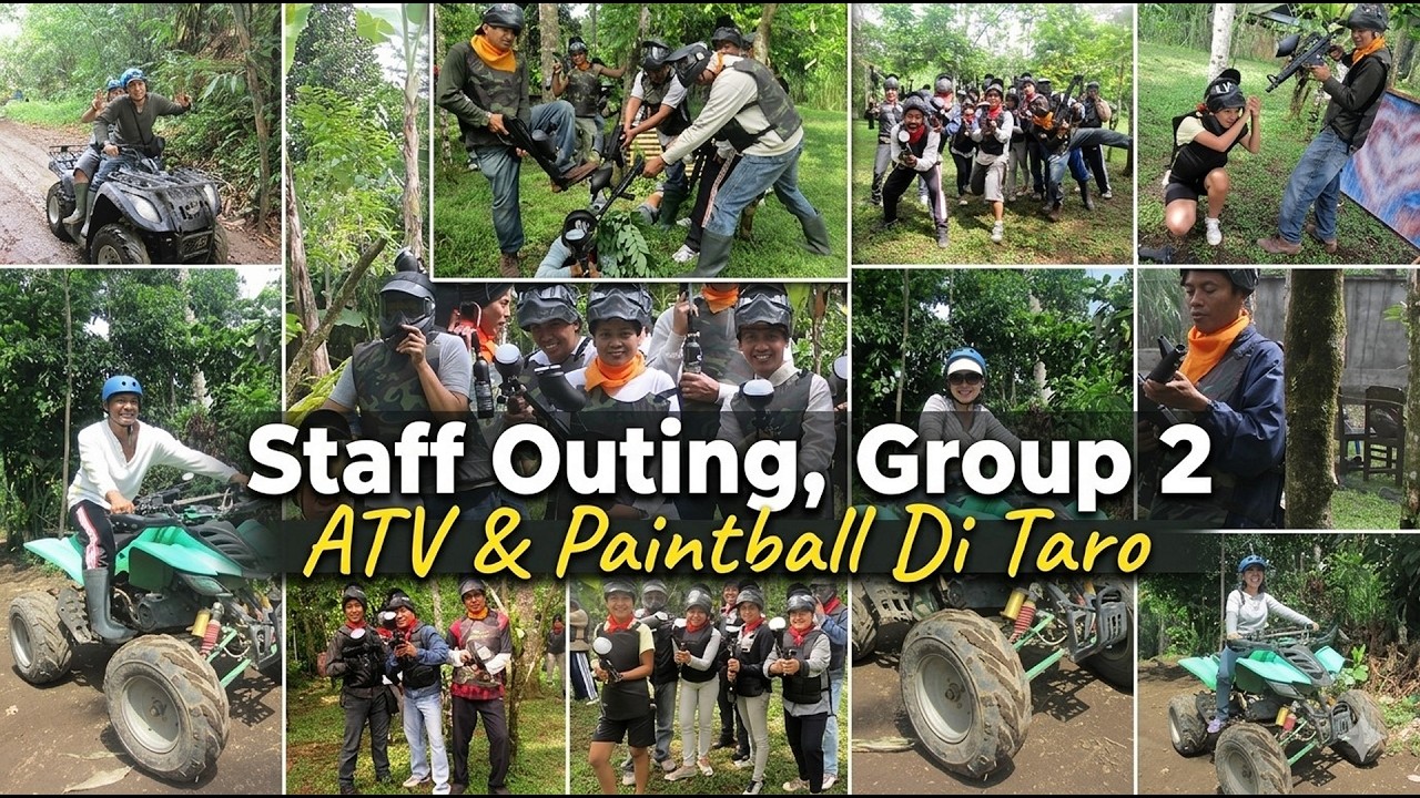 Amandari staff Outing , Group 2 -  Desember 2012 |   ATV & Paint Ball di Taro