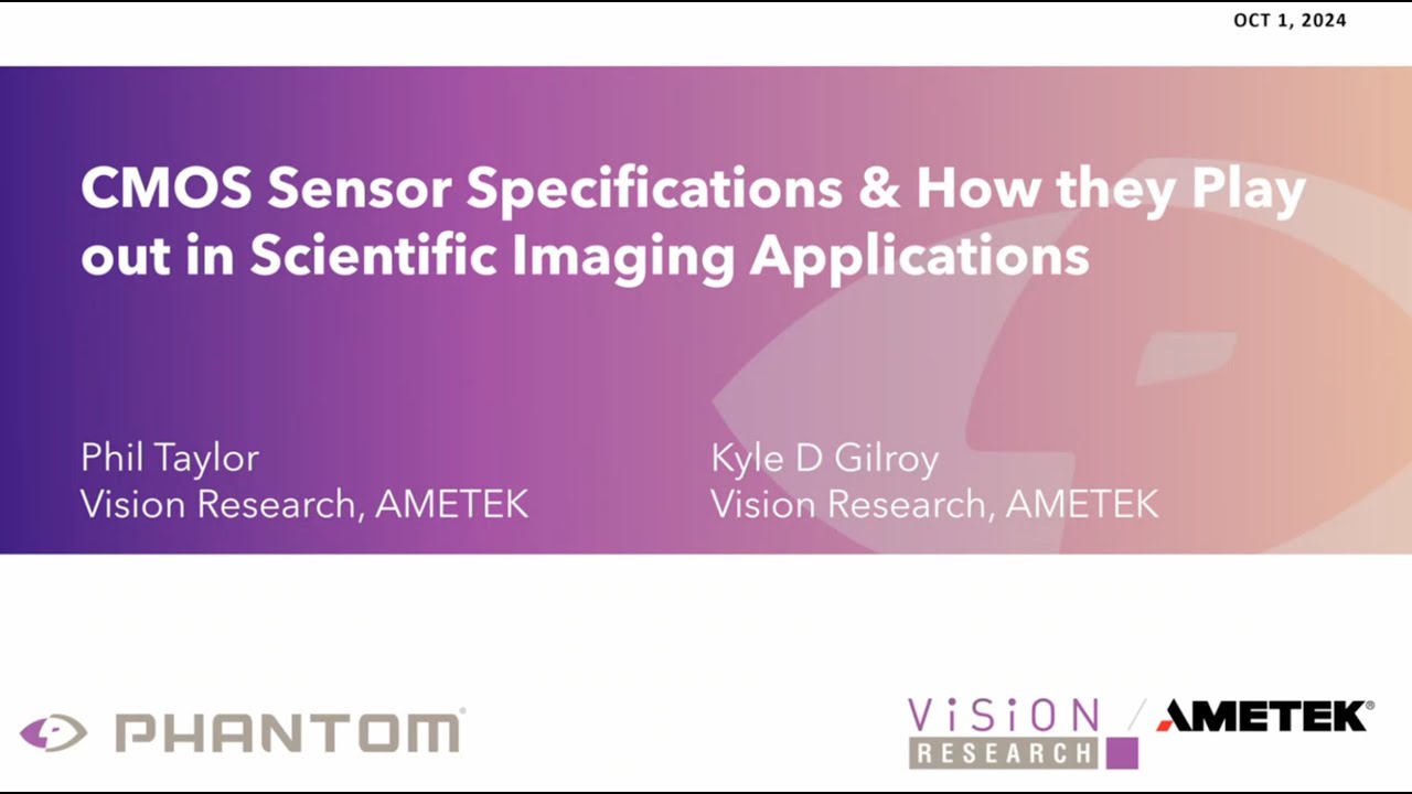 How CMOS Sensor Specifications Affect Scientific Imaging Applications
