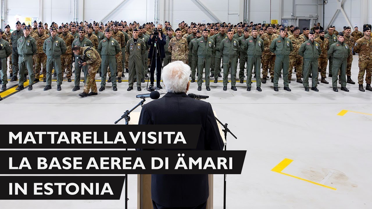 Il Presidente Mattarella visita la Base Aerea di Ämari