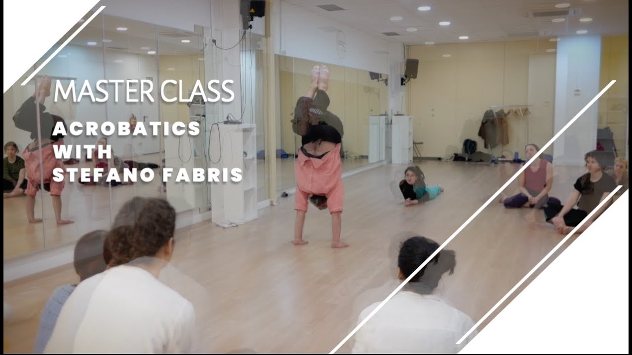 Acrobatics with Stefano Fabris. Tejido Conectivo Professional Education Program Contemporary Dance.