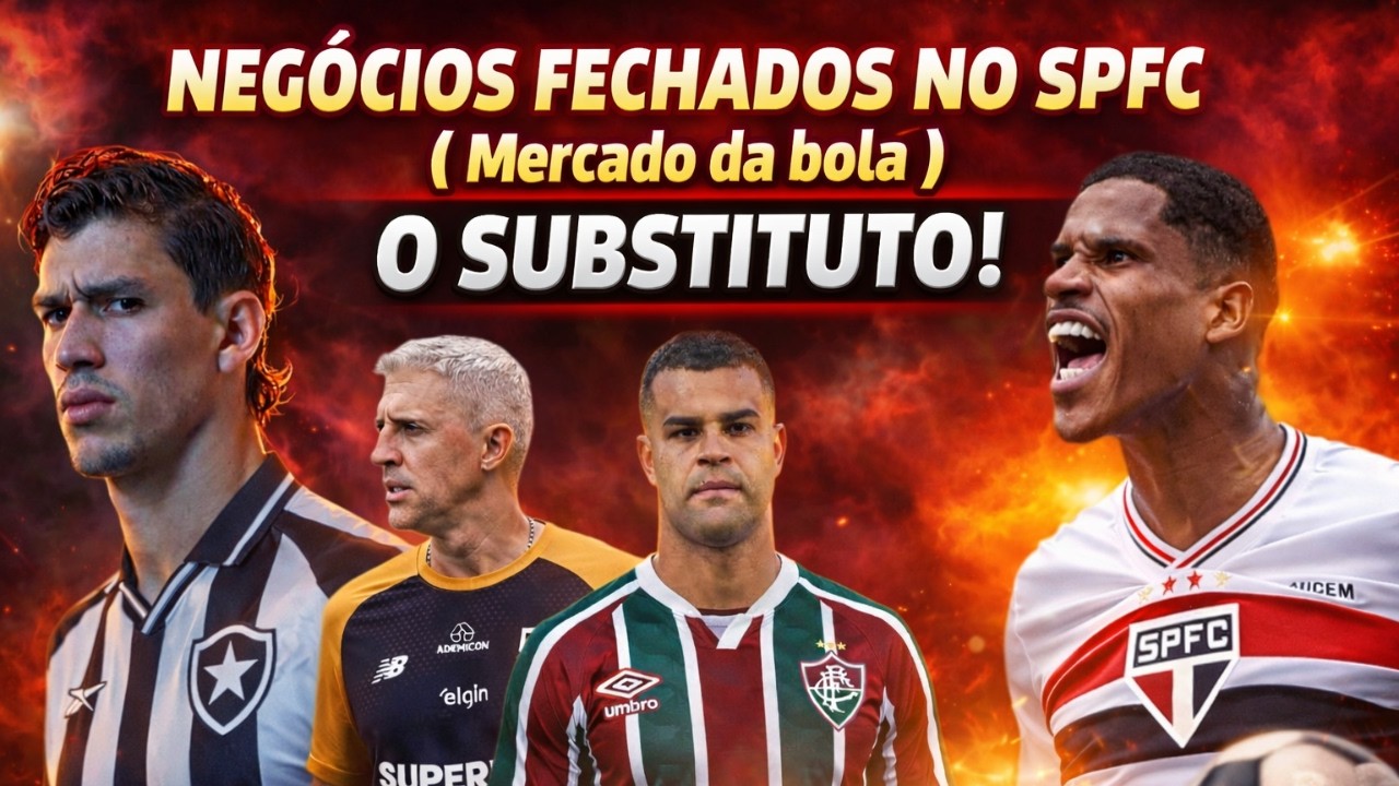 SPFC OFICIALIZA MAIS UM NEGÓCIO - CRESPO LIBEROU GERAL -   TORCIDA RECLAMOU - E OS REFORÇOS ?