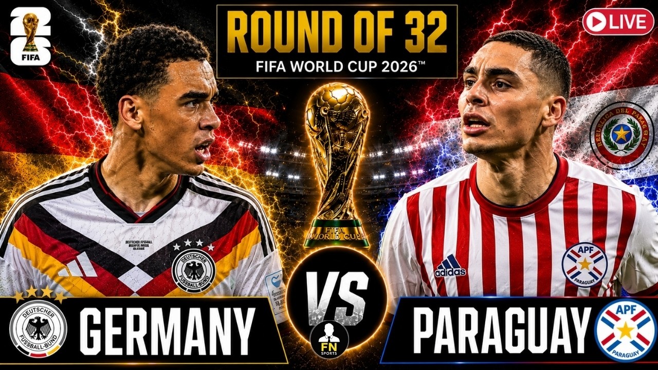 Germany vs Paraguay - 2026 FIFA World Cup Knock Out - Live Stream Color Radio Broadcast