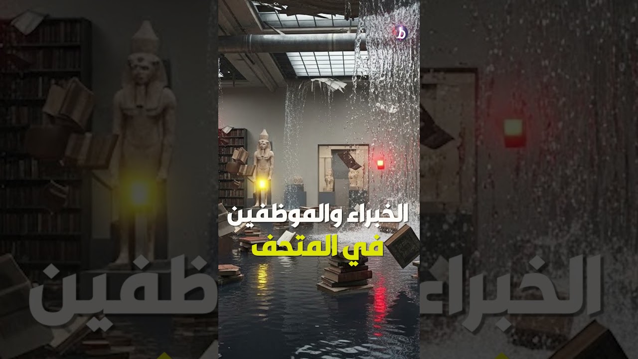 فضيحة اللوفر! مياه "المجاري" تدمر 400 وثيقة آثار مصرية نادرة.