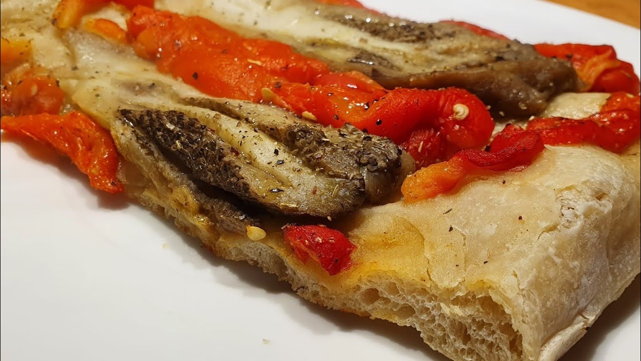 Pizza de Escalivada - ✅ Pizza de Berenjena y Pimiento
