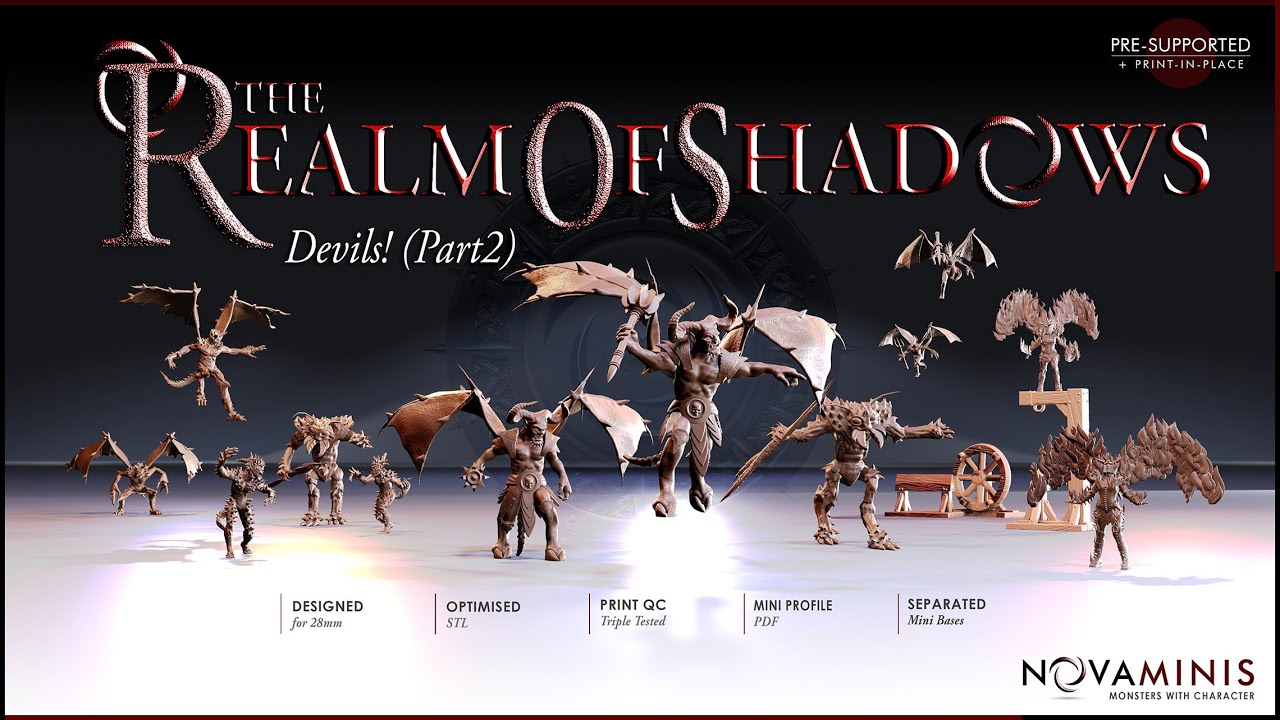 NovaMinis January 2026 - The Realm of Shadows: Devils! (Part 2)
