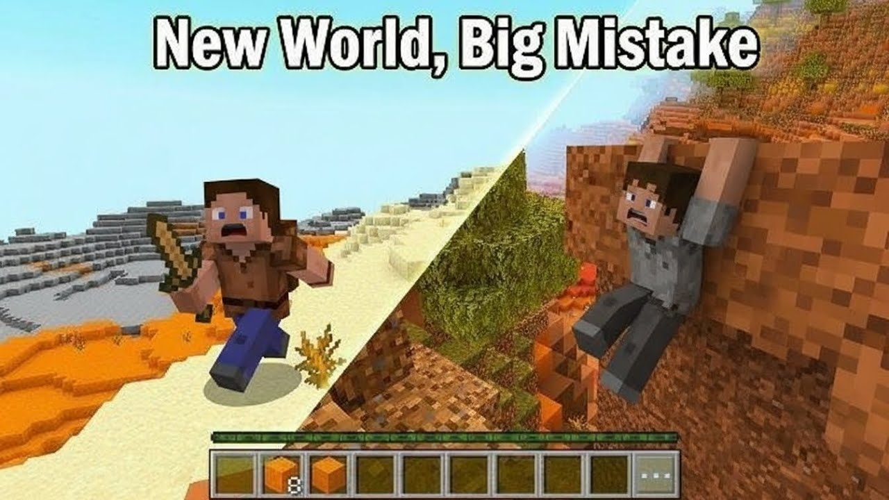 First Day in Minecraft | I Died 💀 | Survival Series