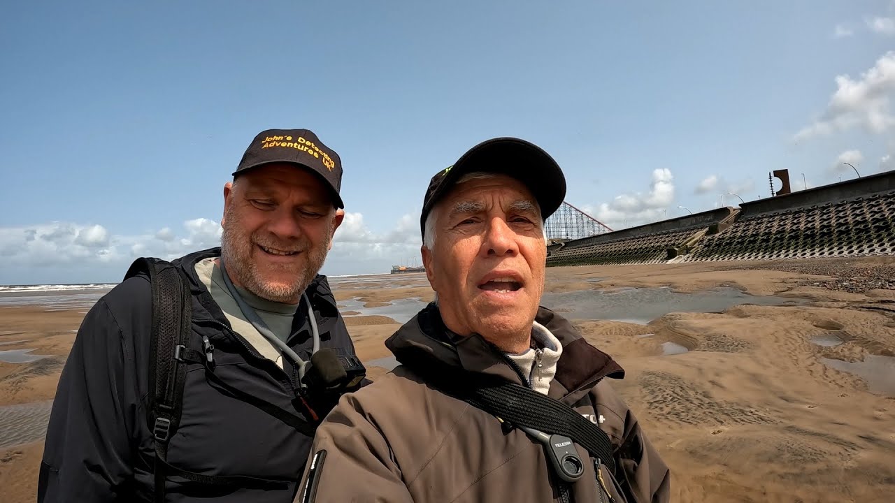 What History Did We Find Today at BLACKPOOL BEACH Lancashire UK ?