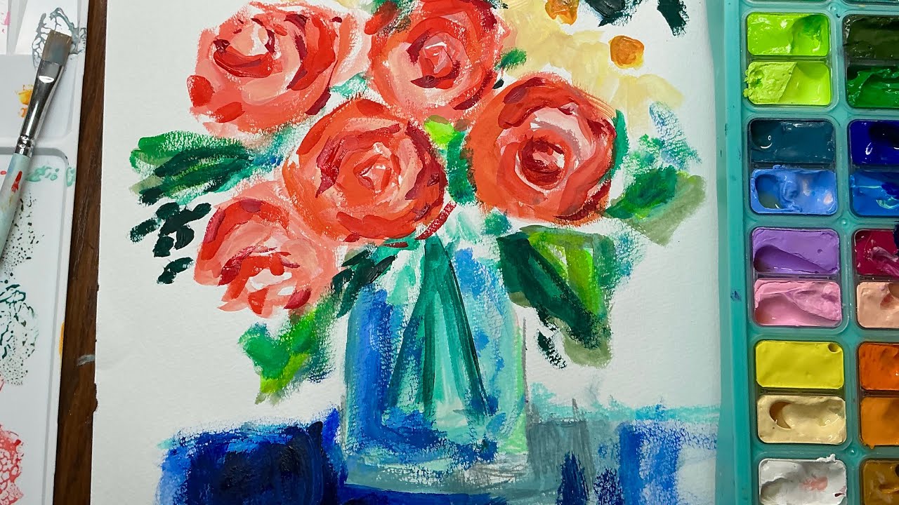 How to Paint with HIMI Gouache & Tips for Beginners