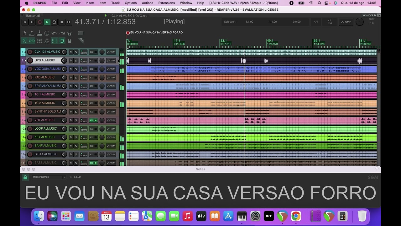 VS EU VOU NA SUA CASA VERSÃO FORRÓ