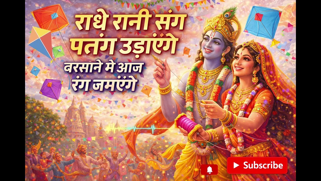 राधे रानी संग पतंग उड़ाएंगे | Makar Sankranti Special Bhajan | Radha Krishna Kite Bhajan 2026