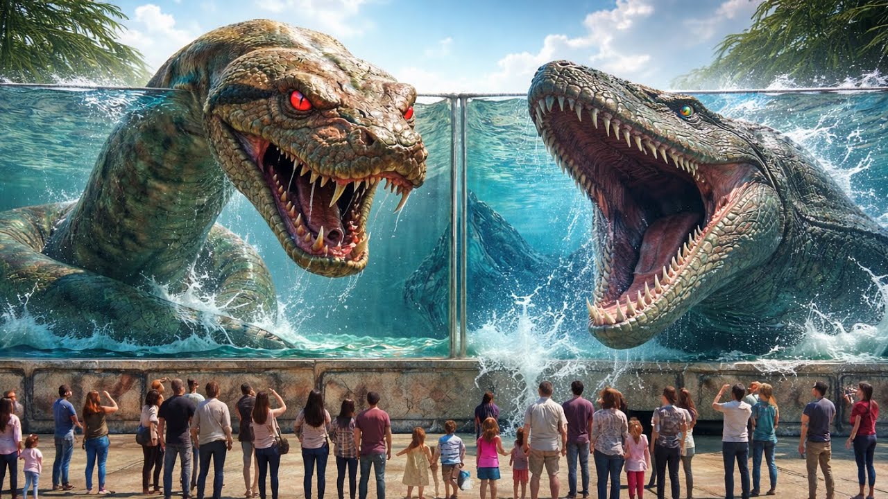 Visité el Acuario de Criaturas Antiguas – Titanoboa y Monstruos Marinos Prehistóricos Gigantes