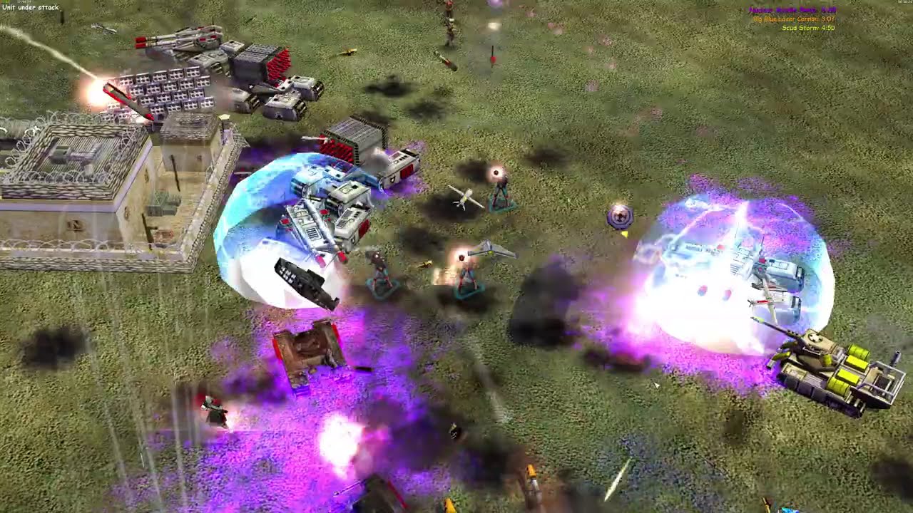 C&C Generals Shockwave Chaos China Matryoshka Tank Skirmish 4V4 4K No Commentary