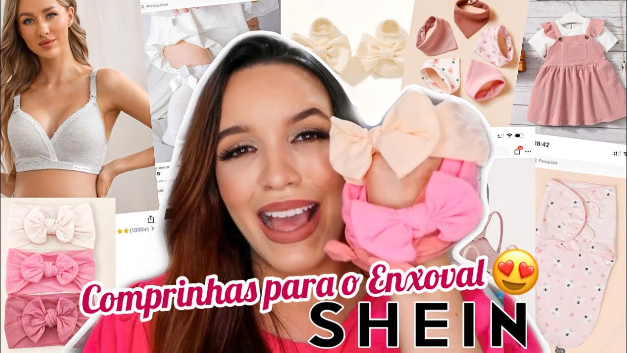 COMPRINHAS PARA O ENXOVAL NA SHEIN - Sutiã Amamentação, Meias, Laços, Vestidos | Debora Freitas