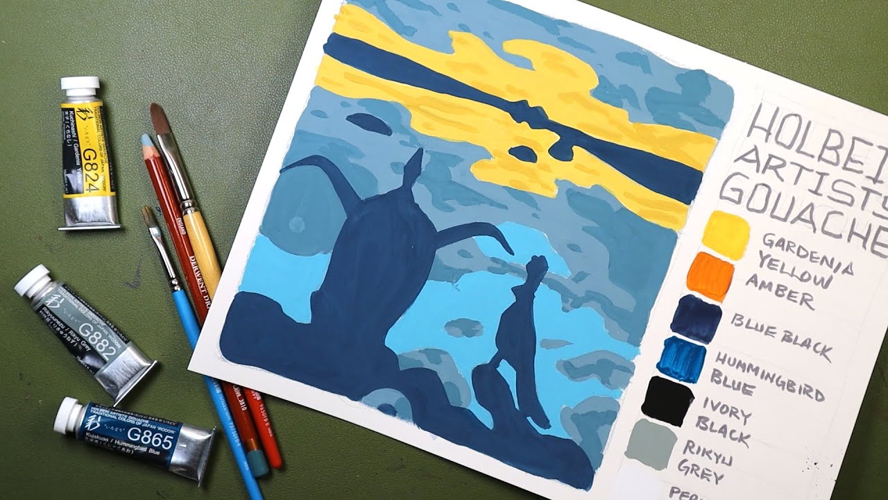 I've Got More Things to Say About ROXY MUSIC | Holbein Artists' Gouache | Princeton Brushes