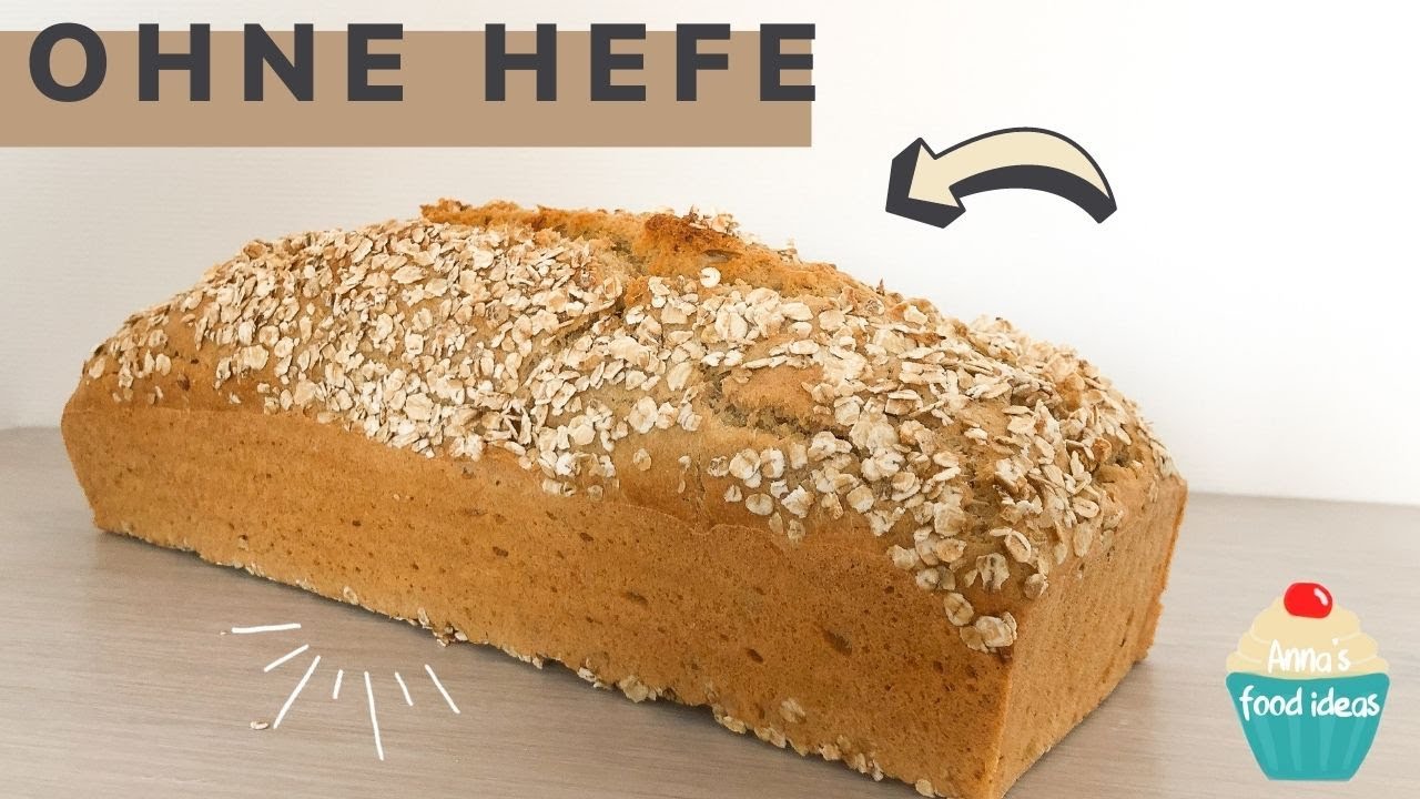Brot ohne Hefe in 5 Minuten &ndash; Schnelles & Einfaches Rezept mit Backpulver (Ideal f&uuml;r Anf&auml;nger!)