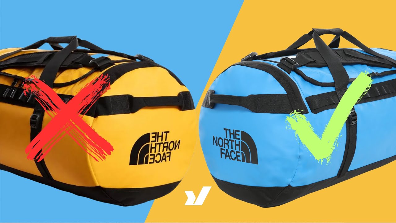 The North Face Base Camp Duffel vs North FAKE Base Camp Duffel - Counterfeit Bag Battle Royale
