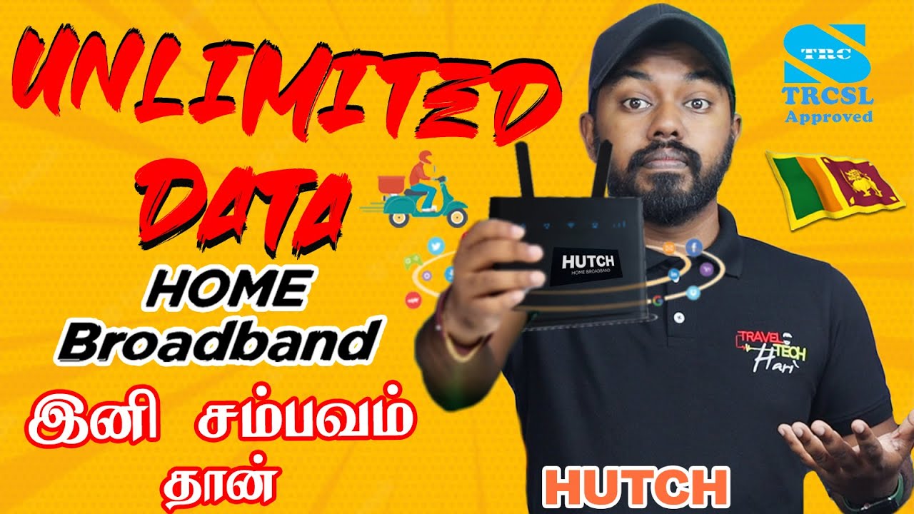 Hutch Unlimited Data With Home Broadband! Check Out Hutch's Best Package Users @TravelTechHari 🔥