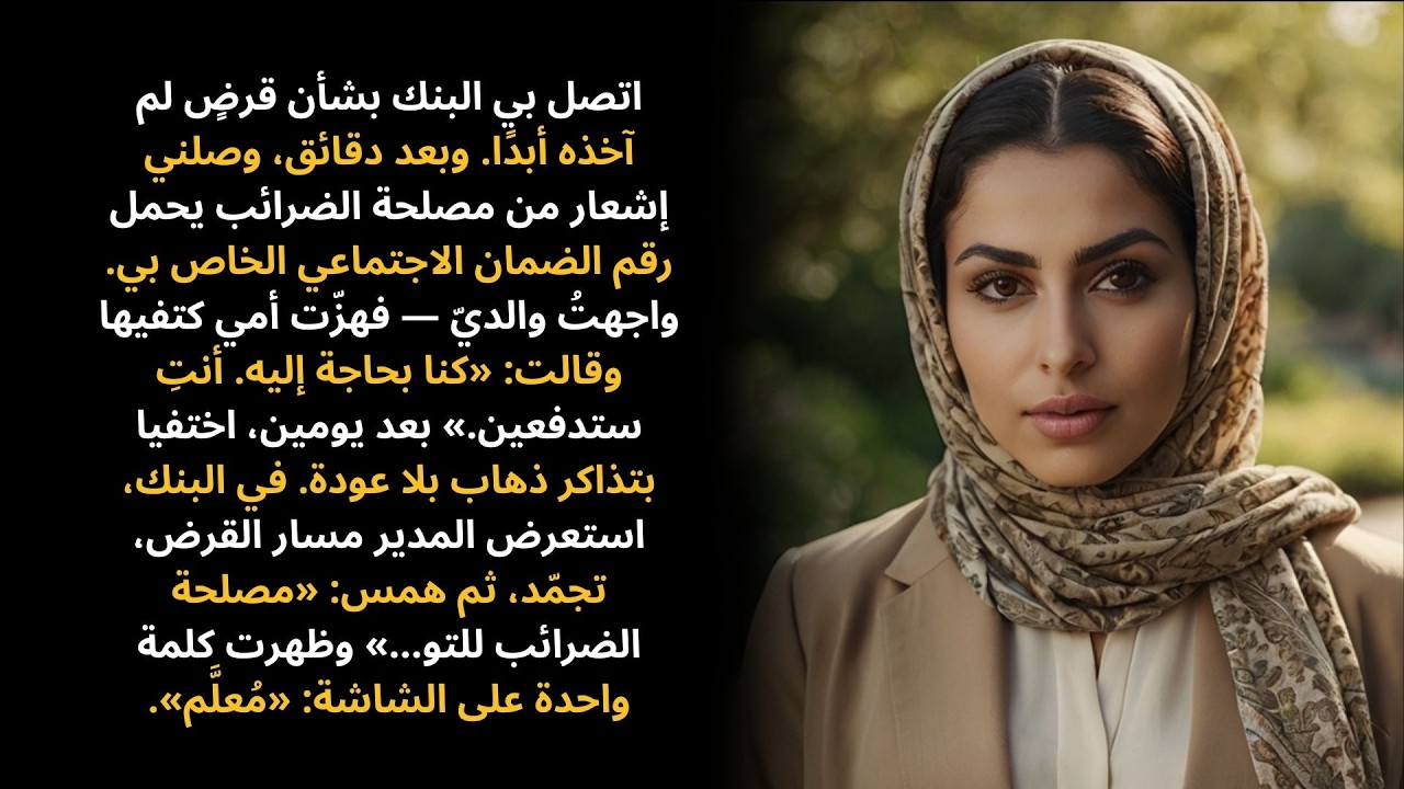 تعرّضتُ لتدقيقٍ ضريبي بقيمة 400 ألف دولار بسبب قرضٍ دولي سري — ثم هرب والداي إلى الخارج و…
