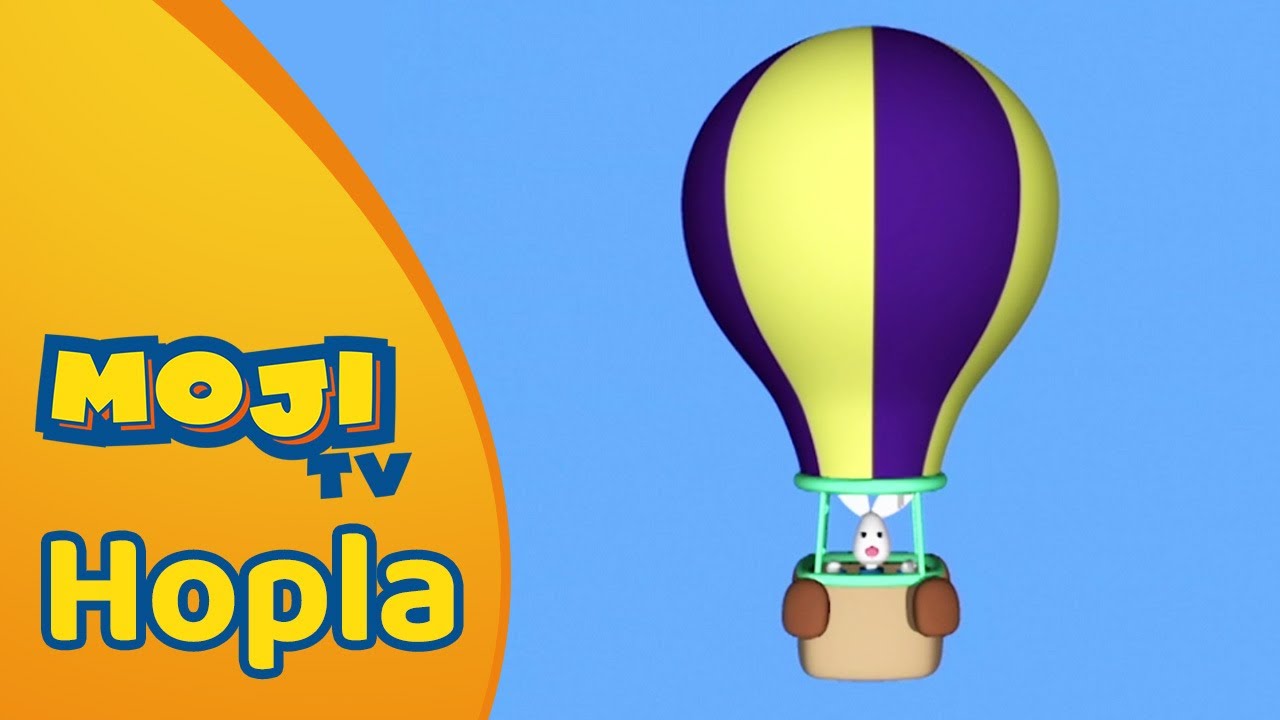 EEN LUCHTBALLON! 🎈 | HOPLA 🐇 | Nederlandse Kinderseries | MojiTV