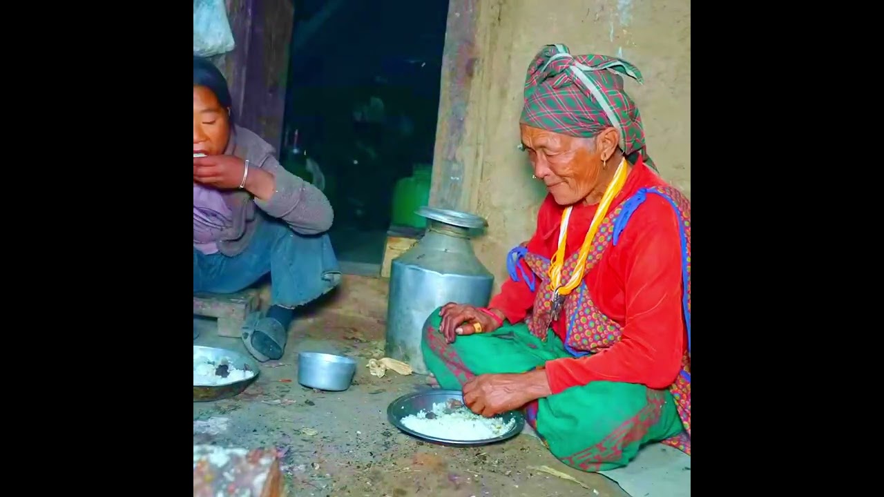 GREAT GRANMA WORKING HARD, cooking food for FAMILY, village life, mountain life, cooking vlog
