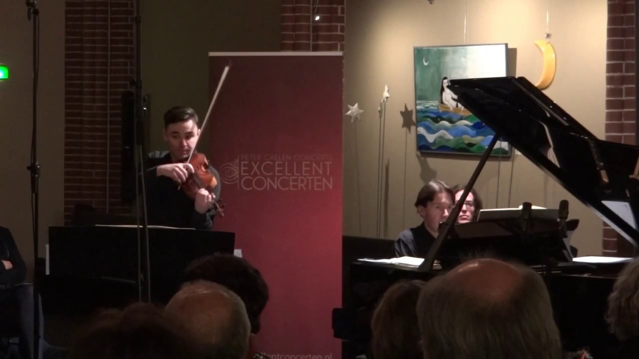Brahms Violin Sonata no. 2 opus 100-Piotr Jasiurkowski, violin & Peter Caelen, piano