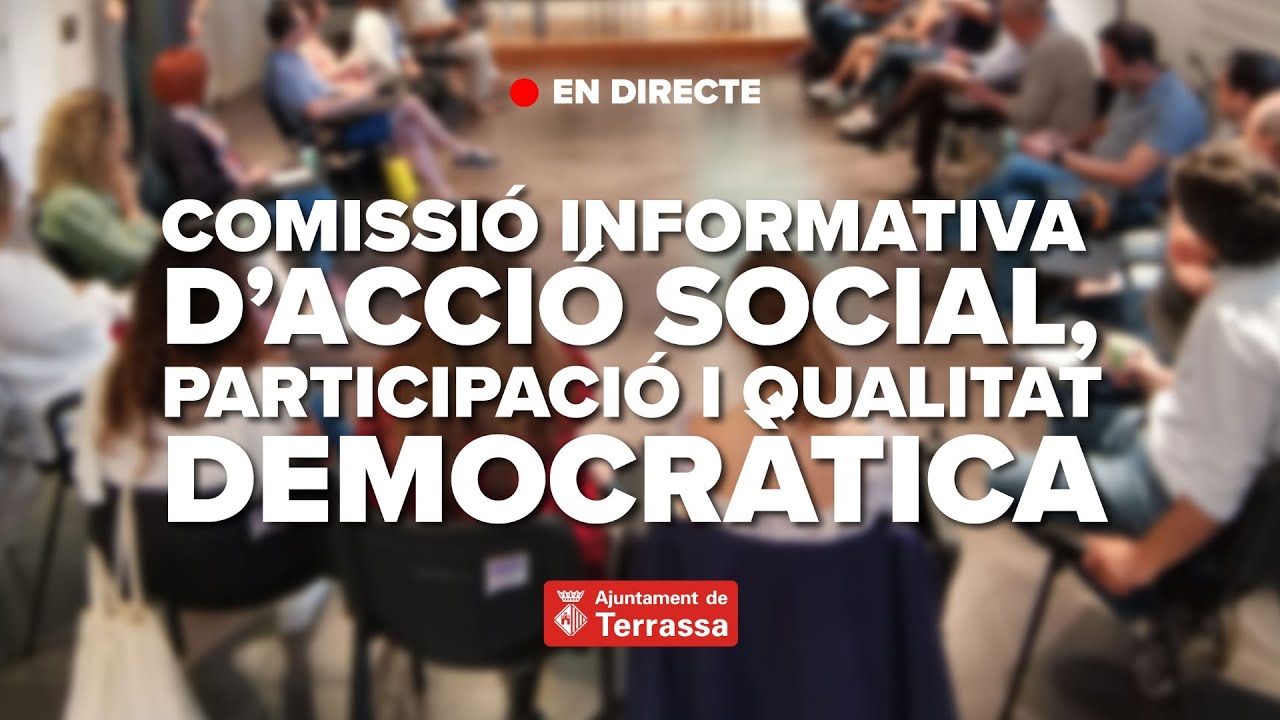Comissió Informativa d'Acció Social , Participació i Qualitat Democràtica. 10  de desembre de 2025