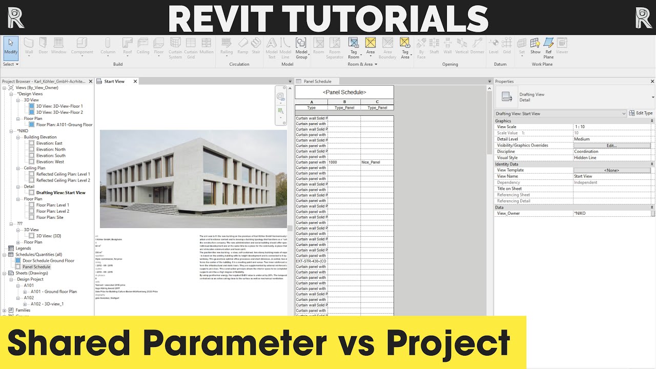 Shared Parameters vs Project Parameters in Revit &mdash; Transfer Guide