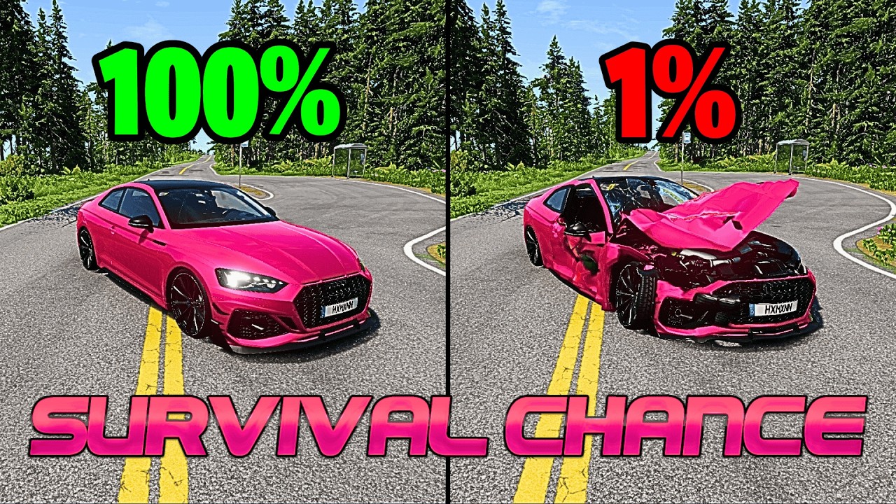 Realistic Survival Chance Crashes #205 | BeamNG.drive