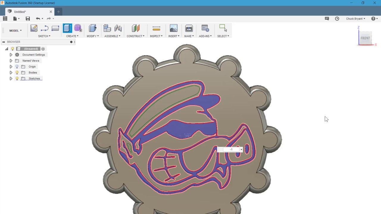 How to create a maker coin in Fusion 360