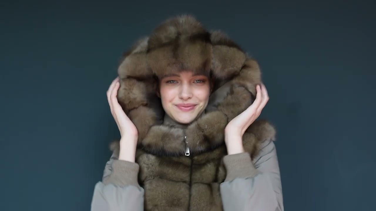 Russian sable fur jacket