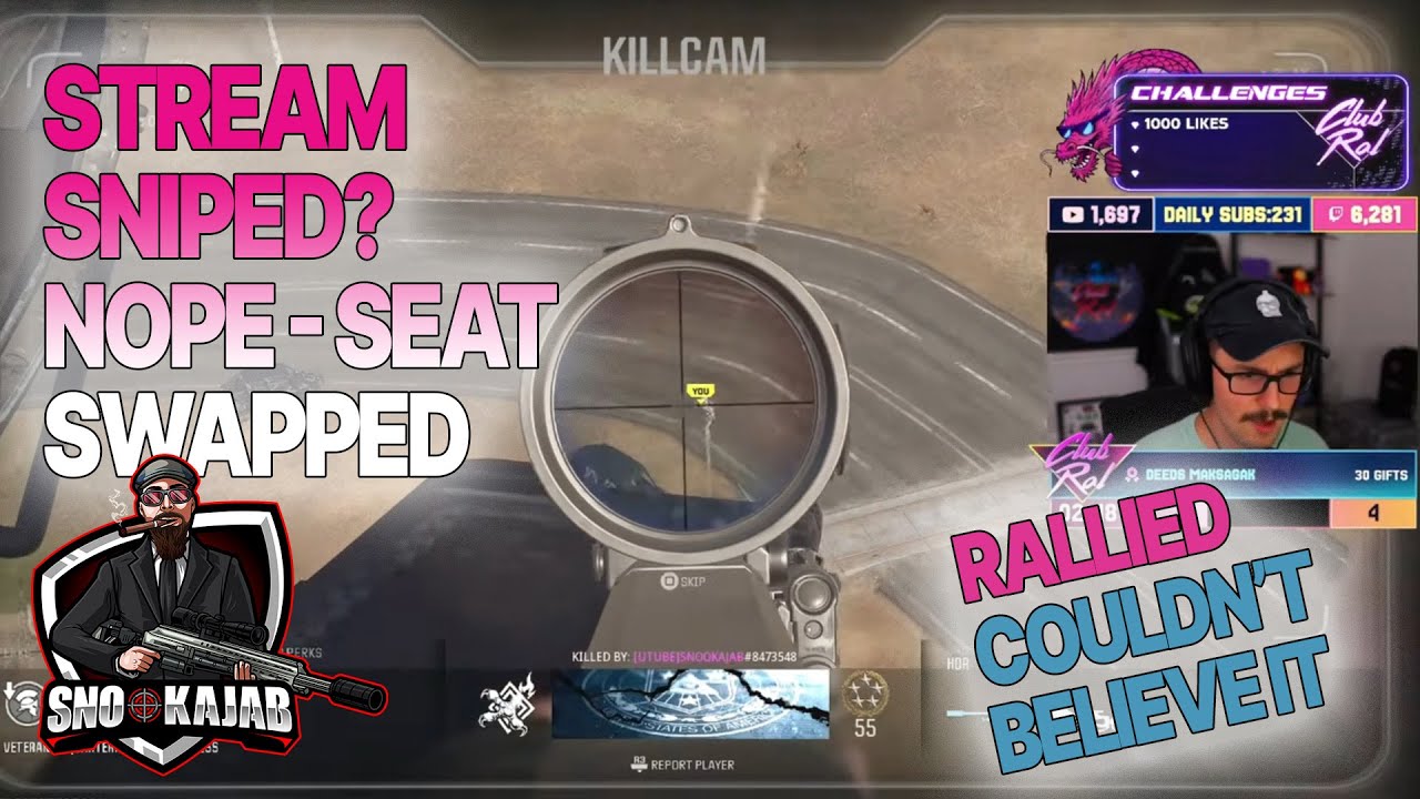 Rallied Faces the Seat Swap Sniper King of Verdansk &mdash; Warzone Reaction POV