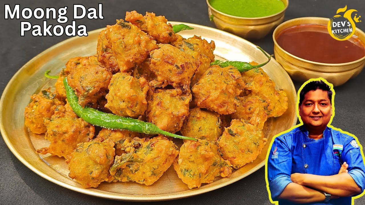 मूंग दाल के एकदम कुरकुरे और मसालेदार पकोड़े I Crispy Moong Dal Pakora I Moong Dal Pakoda/Bhajiya