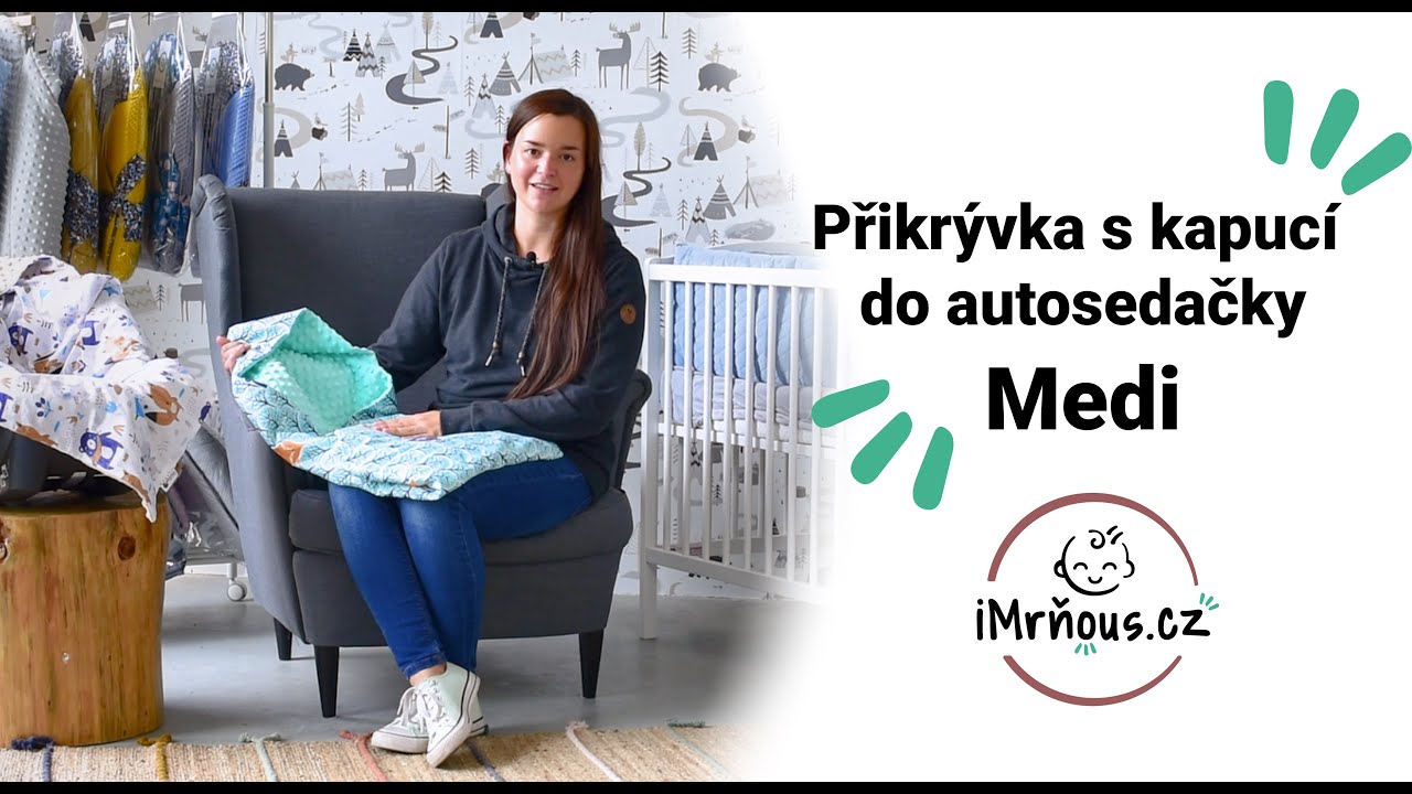 Přikrývka s kapucí do autosedačky Medi - iMrňous.cz
