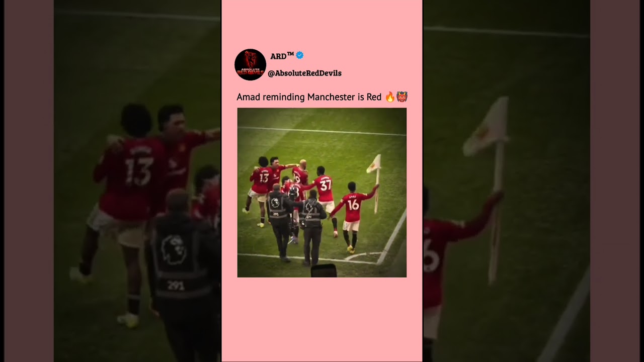 AMAD Reminding Manchester is Red 