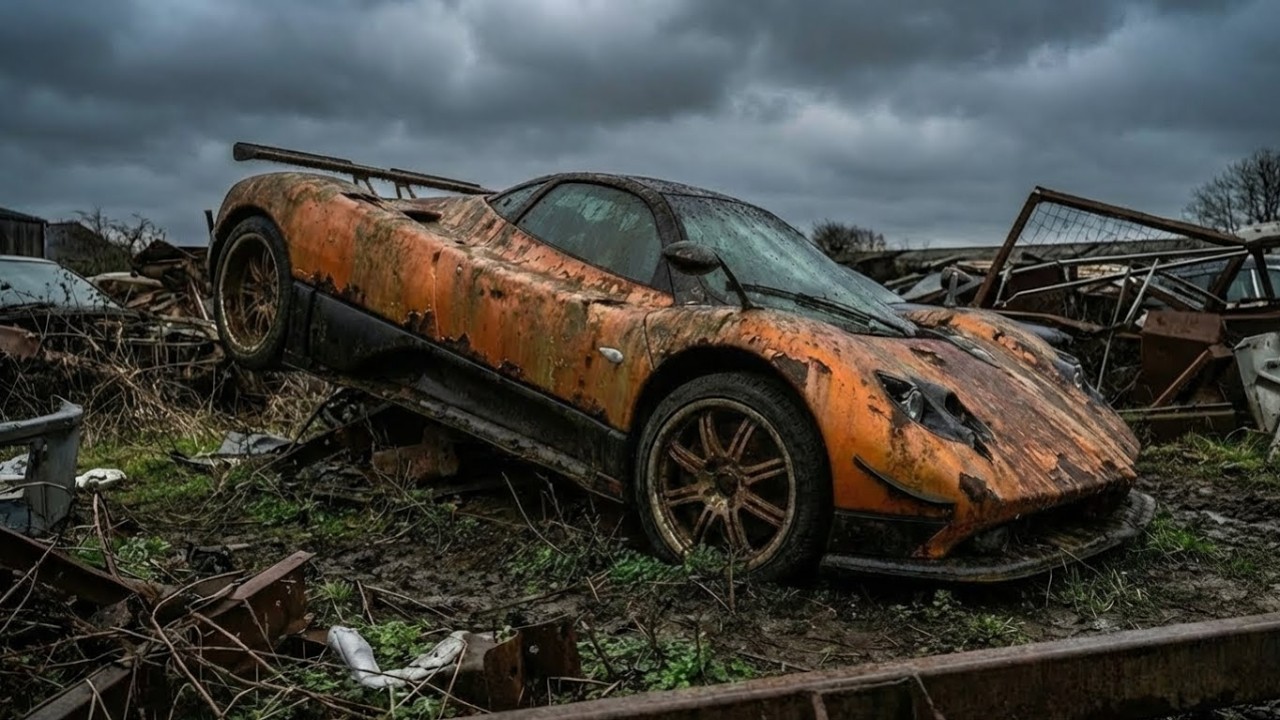 Pagani Zonda Supercar Restoration | From Extreme Rust to Perfection (ASMR)