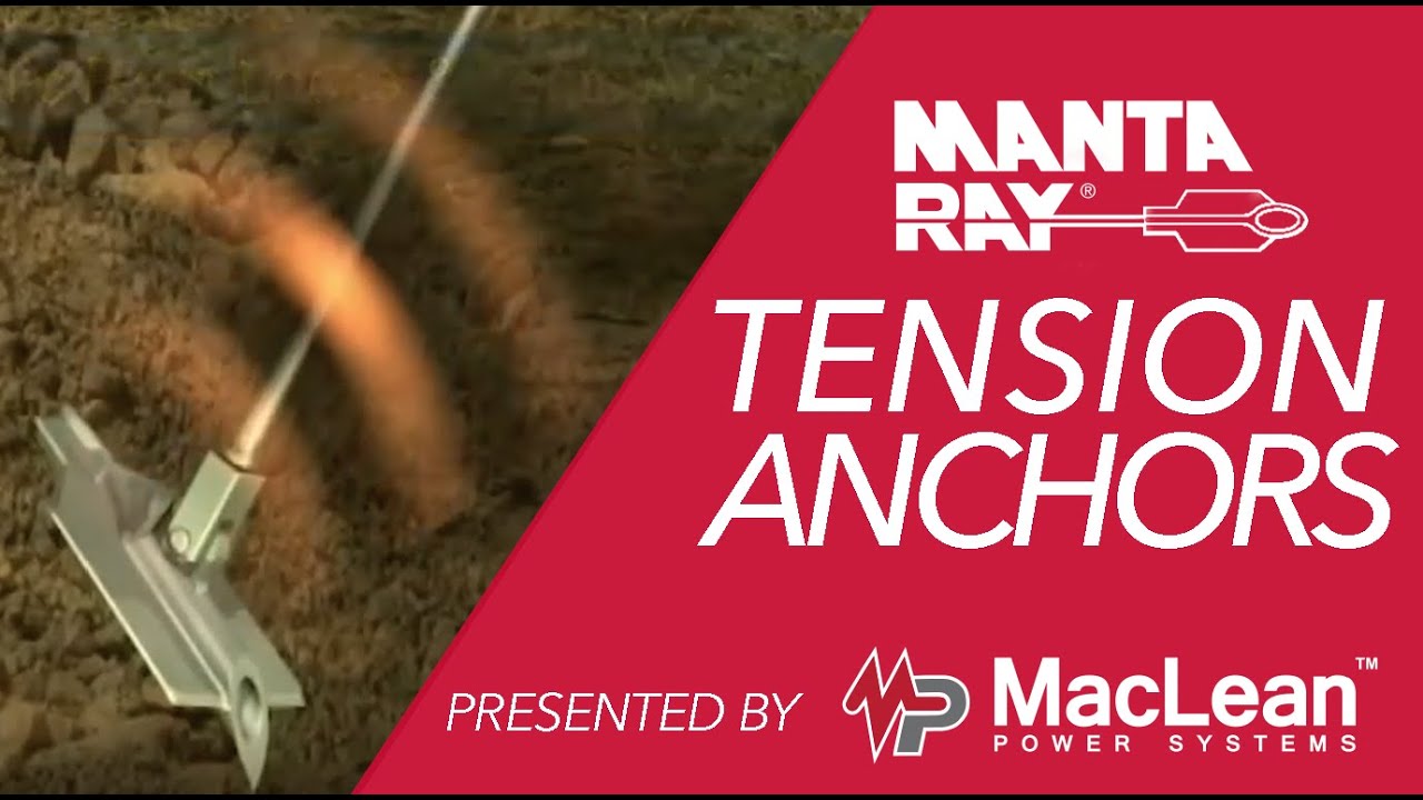 MantaRay Tension Anchors