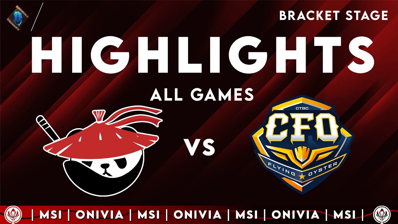 AL vs CFO ALL GAMES Highlights | MSI 2025 — Bracket Stage | Anyone's Legend vs CTBC Flying Oyster