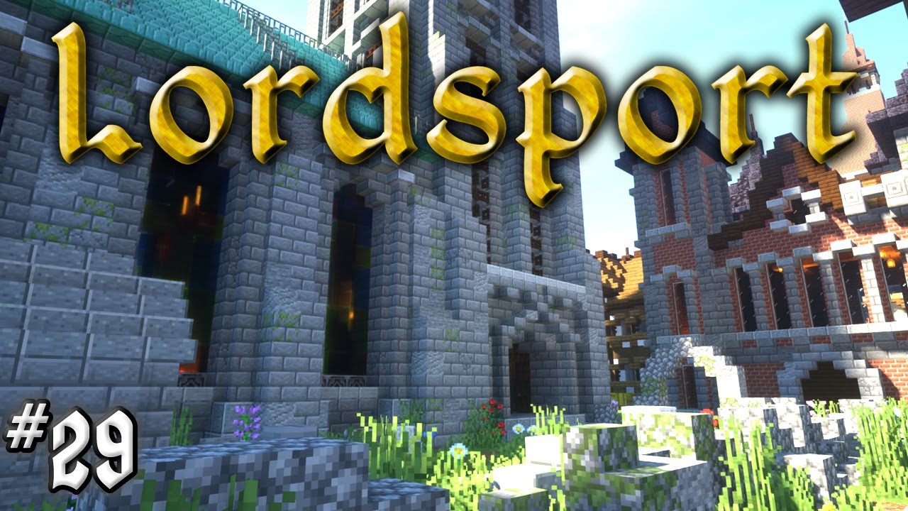 Let's Build a Medieval City: #29 - Lordsport - Eastpoint : Graveyard & Bawdy House