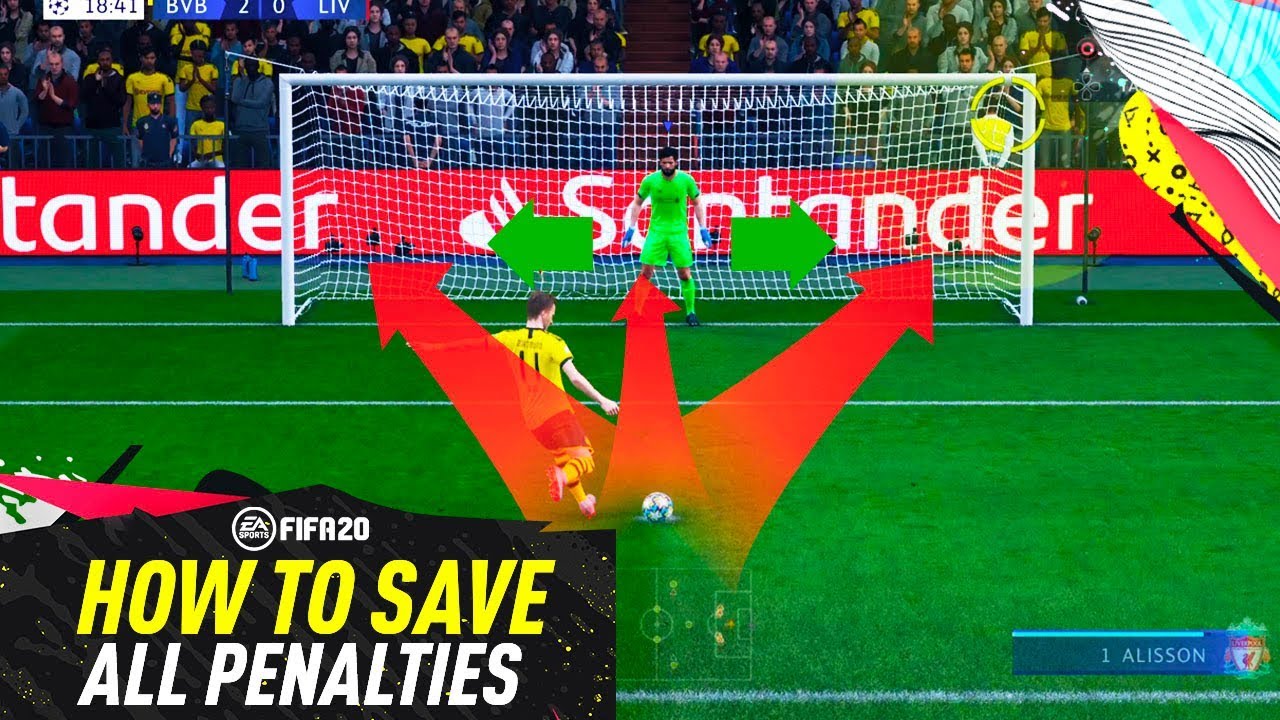 FIFA 20 SAVE ALL PENALTY KICKS TUTORIAL! 100% WORKING TRICK TO DEFEND PENALTIES