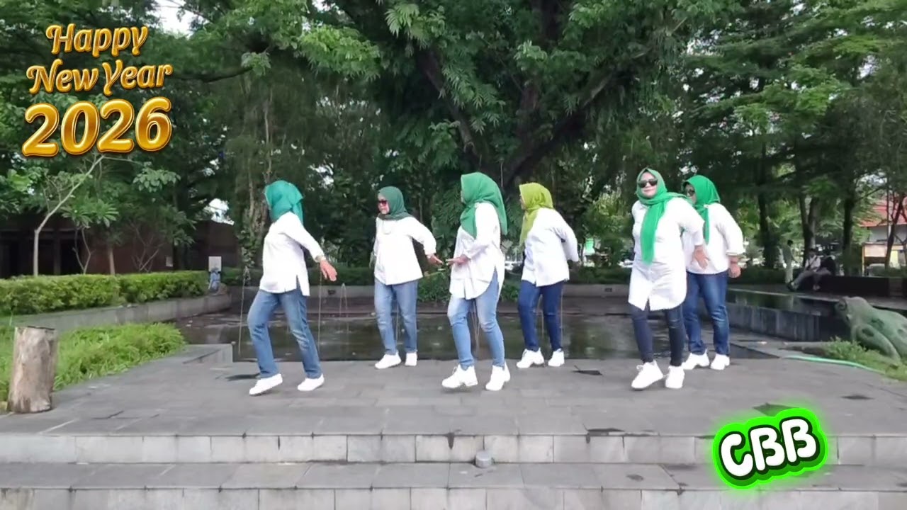 Happy New Year Remix Line dance / cho : janet - Revision / demo : CBB LD Kediri