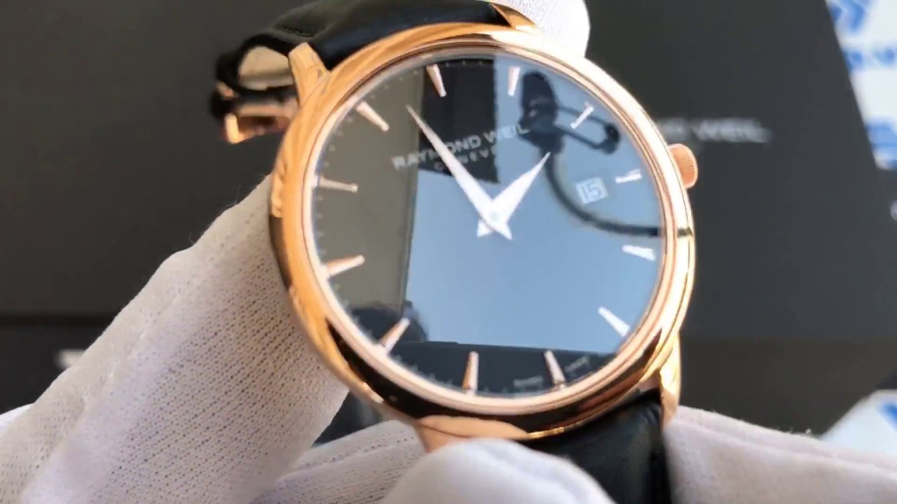 Xship.vn: RAYMOND WEIL Toccata Black Dial Black Satin Ladies Watch Item No. 5388-PC5-20001