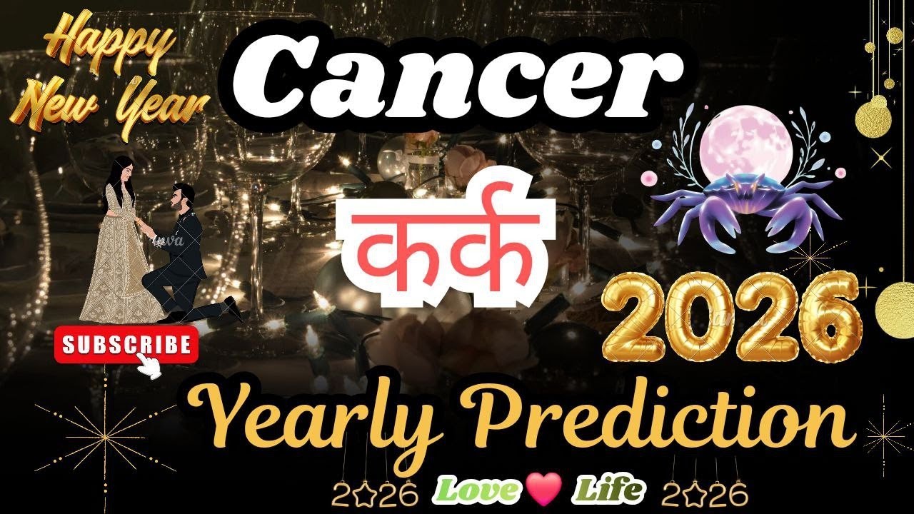 कर्क राशि।कैसा रहेगा 2026? Cancer।Year2026।Love।Career।Health #hindi #love #cancer #soul #viralvideo