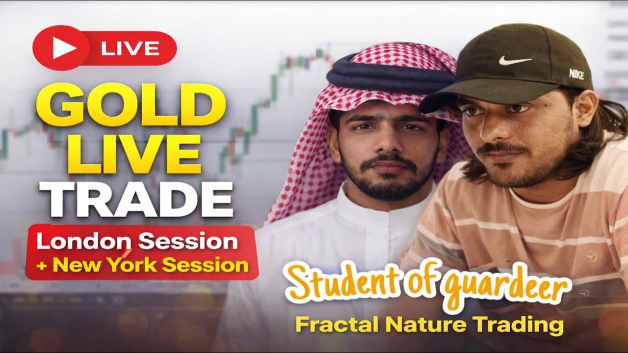 GOLD LIVE TRADE | student of guardeer #guardeer | London + New York Session | Footprint Tracker