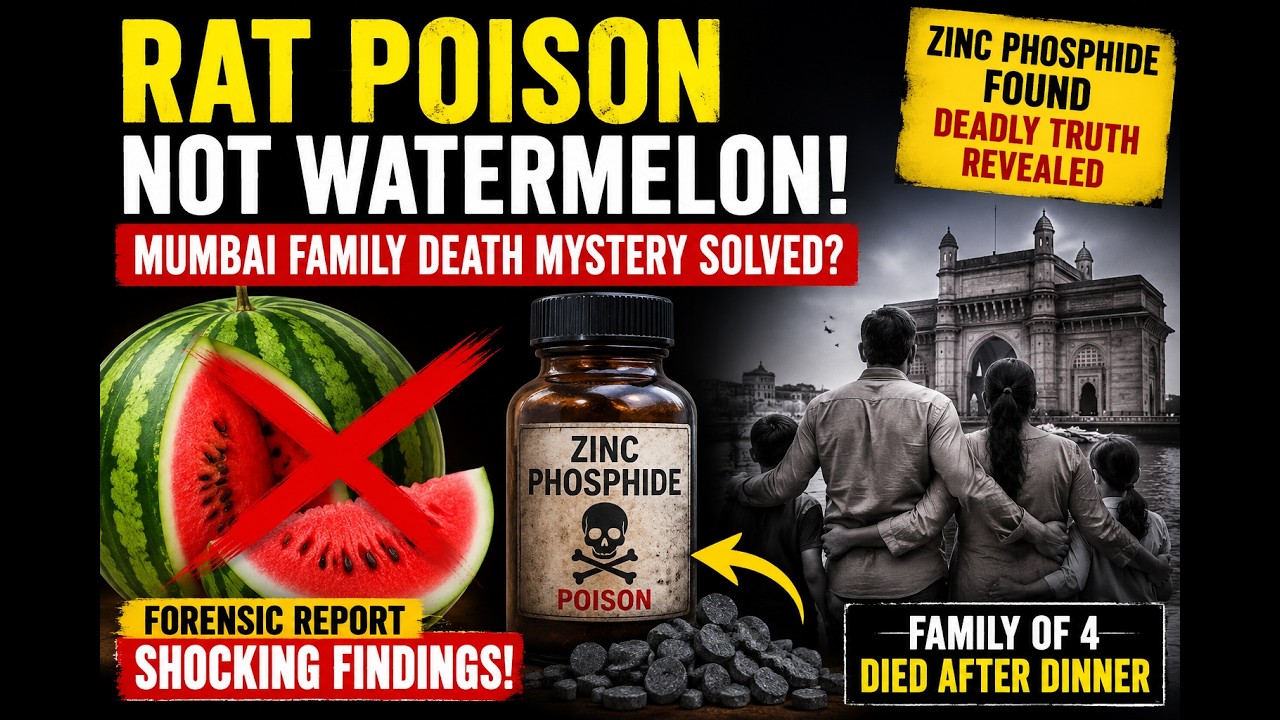 Family of 4 Death Mystery Solved Poison Found #breakingnews #news #hindinews #politics #watermelon